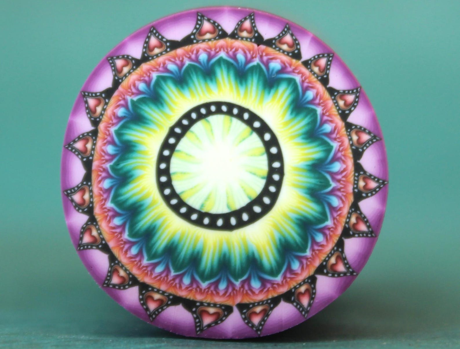 HALF PRICE SALE 2026 Medium Polymer Clay Circle Cane (7C) - Etsy