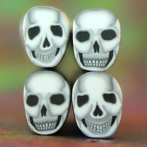 4 MINI Schädelcanes im Set (25aa)