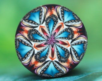 30% OFF SALE Medium Polymer Clay Kaleidoscope Cane  (2dd)