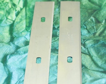 Polymer Clay Economy Slicing Blades, set of 2, Stainless Steel, 4-inch length, flexible, sturdy