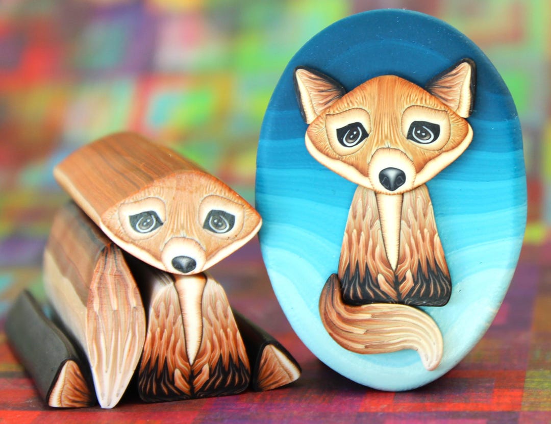 Large Polymer Clay Premium Fox Cane Kit, Set of 5 Canes (6B) - Etsy