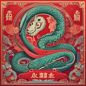 Chinesische Schlange Neujahr Video, Chinesisch Jahr, Geschenk Für Sie, Neujahrsfeier, Grafikkarte, Digitaler Download, Chinesisch Geschenk, Digitale Grüße, Video