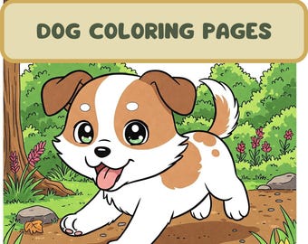 Dog Coloring Pages for Kids: 18 Fun Puppy Designs (PDF)