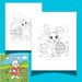 73 Easter Coloring Pages for Kids: Printable Spring Coloring Book (PDF ...