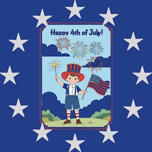 Vintage 4th of July Coloring Pages for Kids and Teachers, Independence Day Summer Happy 4th of July Coloring Book, Patriotic Coloring Sheets
