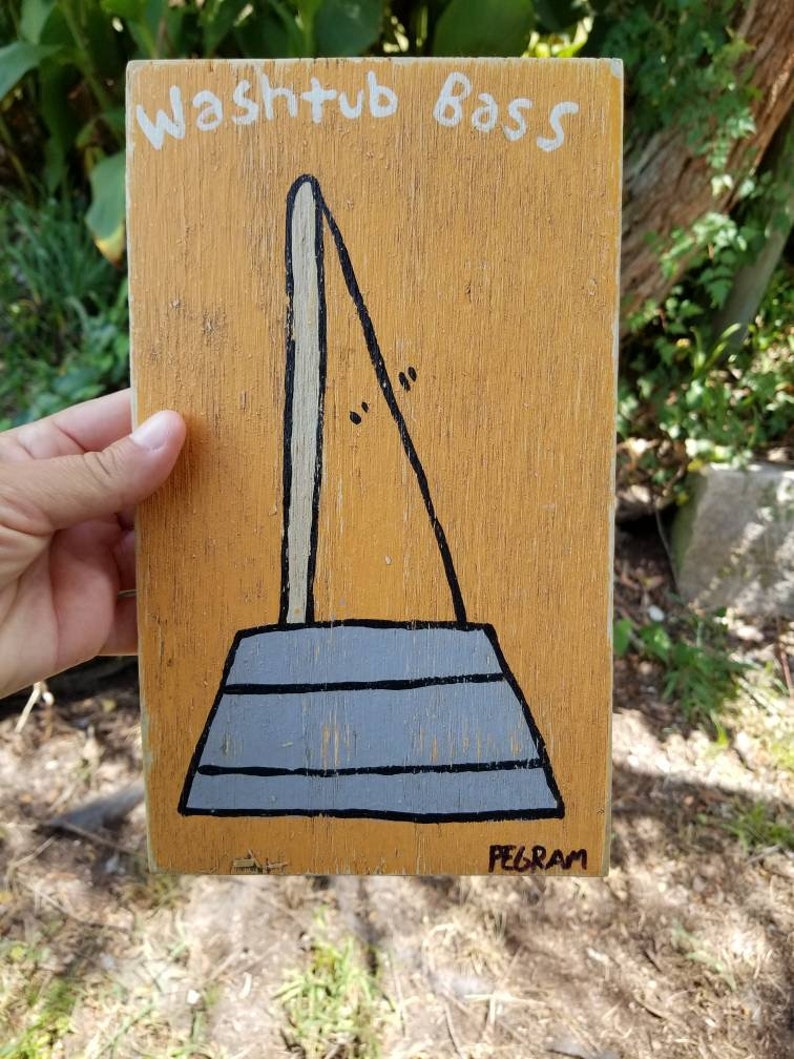 Washtub bass bluegrass fan instrument bass player music lover Etsy