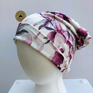 Chemo Soft Cap for hair loss hat, chemotherapy head wear, head covers headwear alopecia chemo cap, head scarves, cancer gift