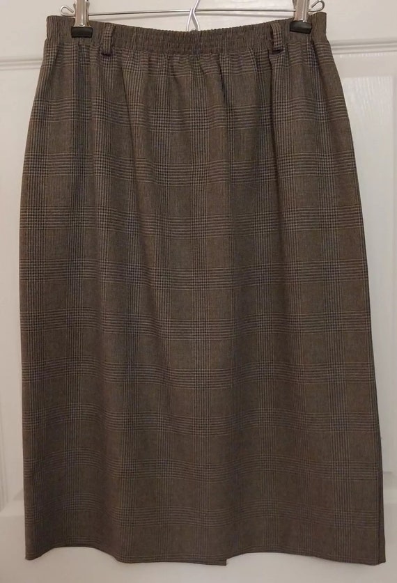 Vintage Women's Alfred Dunner Plaid Skirt Size 12