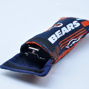 Chicago Bears glasses case, sunglasses protector, eyeglass pouch, reading glasses holder, eye glasses cover, football gift ideas for men