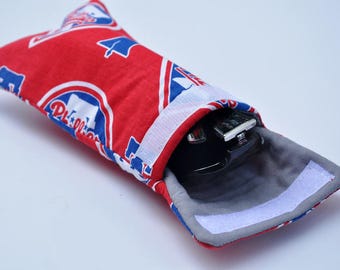 Estojo de óculos Philadelphia Phillies, protetor de óculos de sol, porta-óculos, bolsa para óculos de leitura, acessórios philly, ideias de presentes para ele