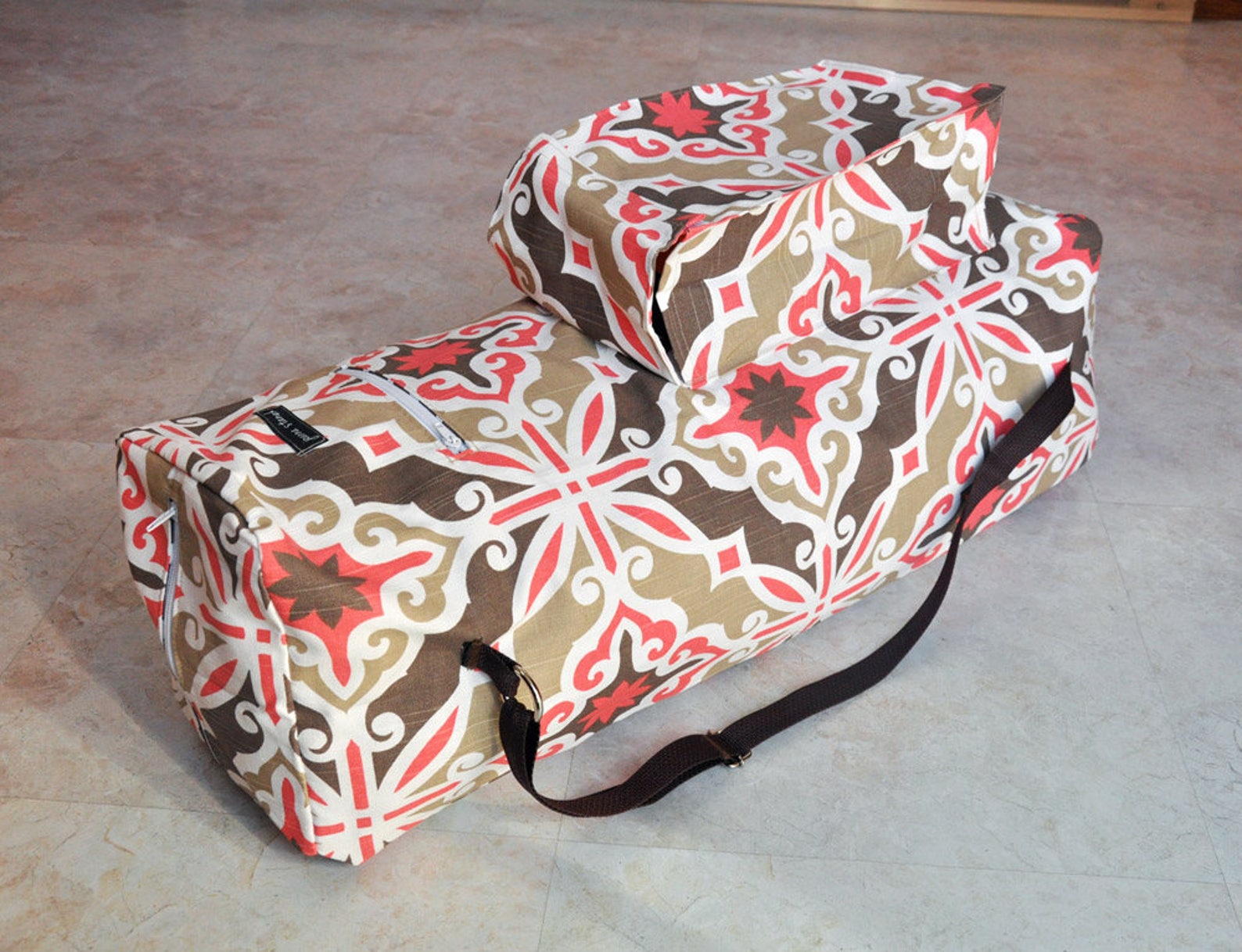 Extra Large Yoga Mat Bag Yoga Mat Carrier Zippered Yoga Tote Etsy