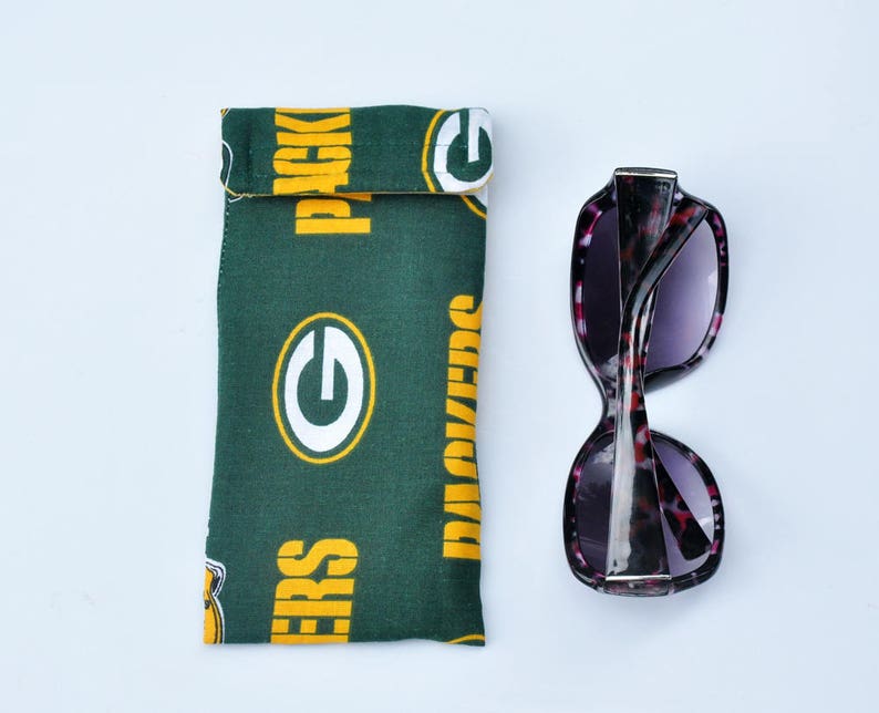 Green Bay Packers Glasses Case, Sunglasses Protector, Reading Glasses
