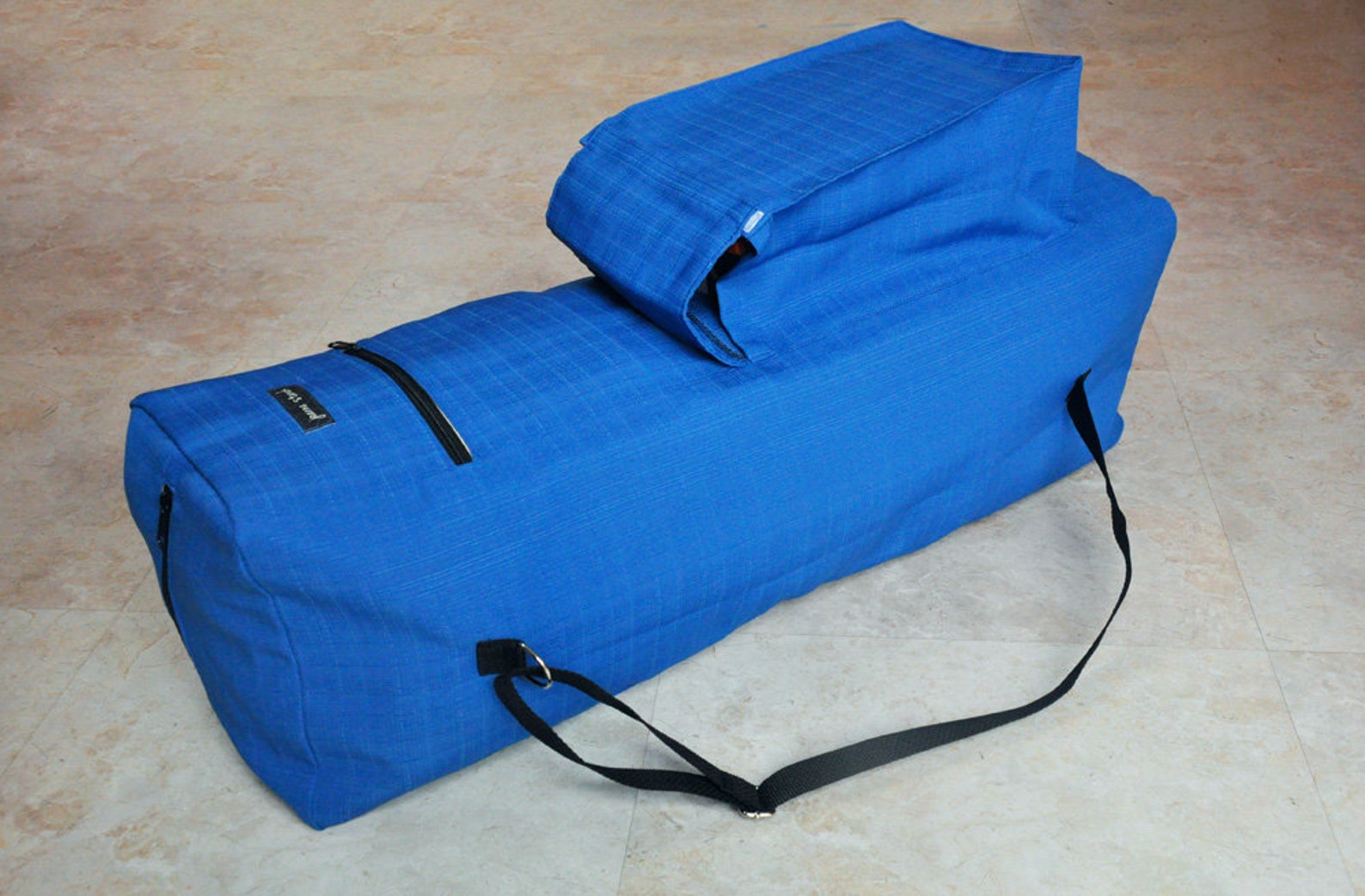 Extra Large Yoga Bag Royal Blue Yoga Mat Bag Unisex Yoga Mat Etsy