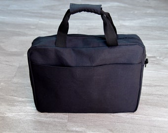 Men's Black Travel Bag, Unisex all occasion bag