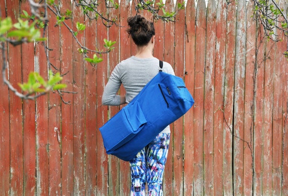 Buy Extra Large Yoga Bag Royal Blue Yoga Mat Bag Unisex Yoga Mat Carrier Zippered Yoga Tote Bag With Pockets Yoga Accessories for Men Online in India Etsy