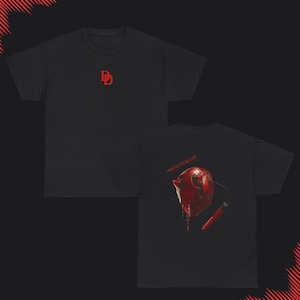 Daredevil T-Shirt: Front & Back Print, Cotton Blend