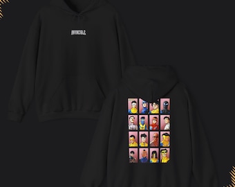 Invincible Variants Graphic Hoodie: Superhero Fan Gift