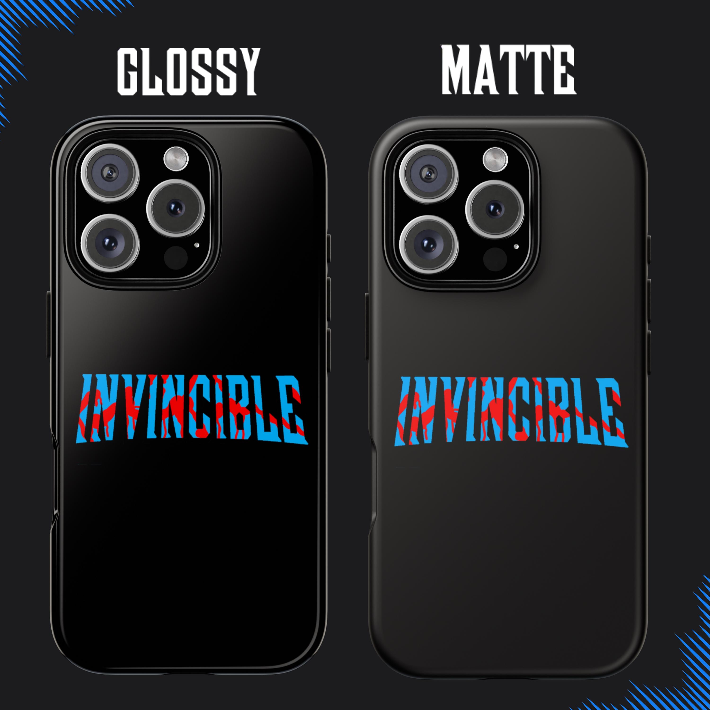 Invincible Logo Phone Case: Black Protective Cover - Etsy Invincible Logo Phone Case: Black Protective Cover - Etsy