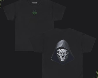 Dr Doom Head Graphic T-Shirt: Fan Gift