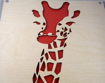 Giraffe Plywood and Recycled Aluminum