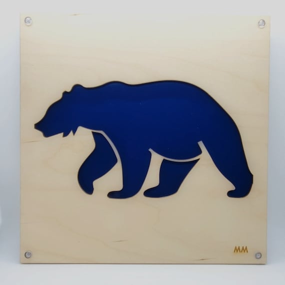 Grizzly Bear Set No Waste Design Plywood and Recycled Aluminum