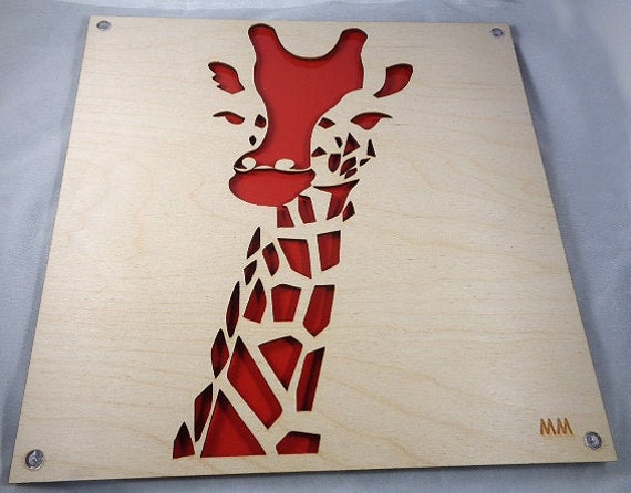 Giraffe Plywood and Recycled Aluminum