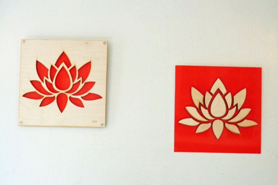 2 Plywood/Recycled Aluminum Lotus