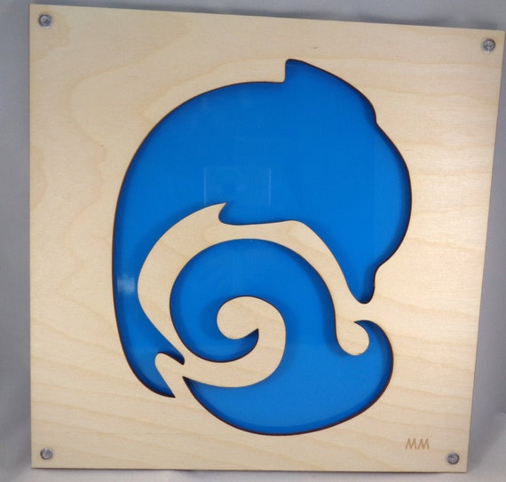 Plywood Dolphin and Recycled Aluminum