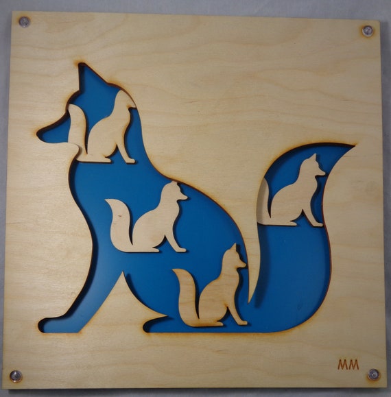 Fox with Fox Plywood and Recycled Aluminum in Teal