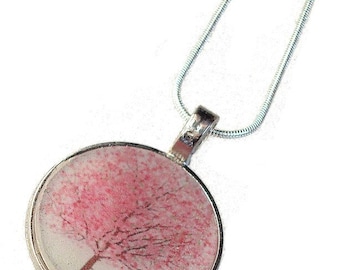 Cherry Tree Pendant or custom image pendant with your own photo