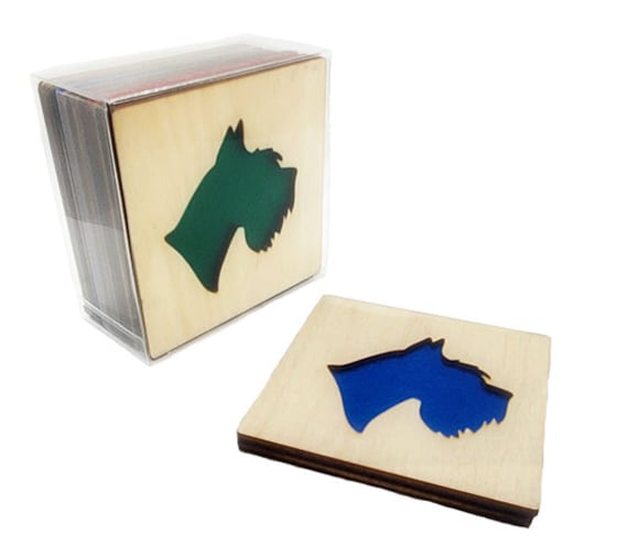 4 Pineapple Coasters wooden laser cut natural eco-friendly Waterproof plywood birch and Felt