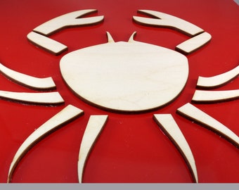 Plywood Crab and Recycled Aluminum