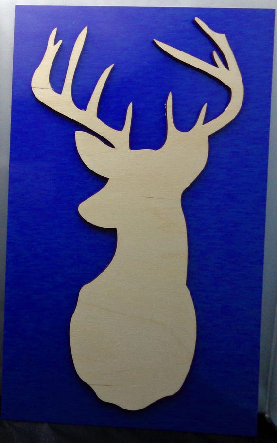 Deer from Plywood and Recycled Aluminum in Purple