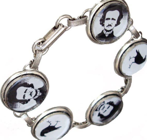 The Following bracelet with Poe and the Raven