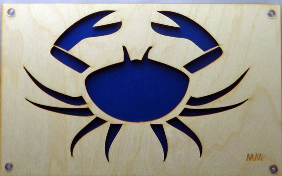 Crab Plywood and Recycled Aluminum in Blue