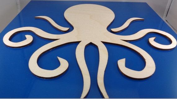 Plywood Octopus and Recycled Aluminum