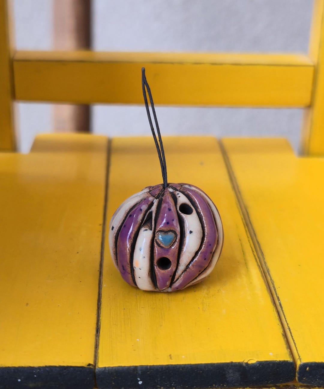 Miniature Ceramic Jack-o-lantern, Halloween Decor (R2) - Etsy