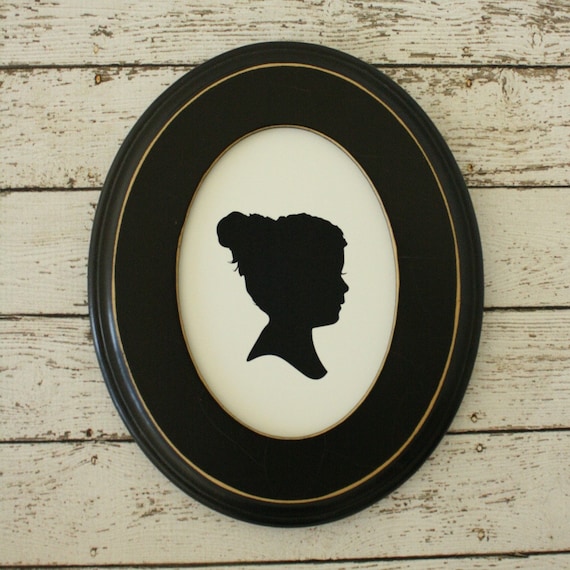 Custom Silhouette Portrait / Personalized Silhouette / Silhouette  / Silhouette Print - Made from your Photos / Custom Portrait