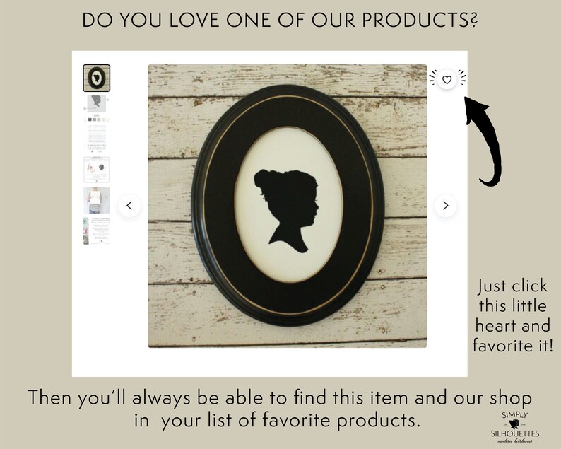 Custom Silhouette Double Print with 2 silhouettes // Sibling Silhouette // made from your photo // Family Portrait image 9