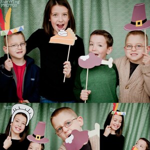 Thanksgiving PHOTOBOOTH PROPS Printable (11 pcs.) -  diy printable / downloadable pdf -