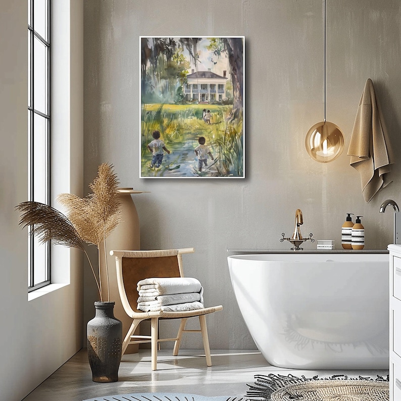 Gullah Geechee Art Print, Lowcountry Watercolor, African American ...