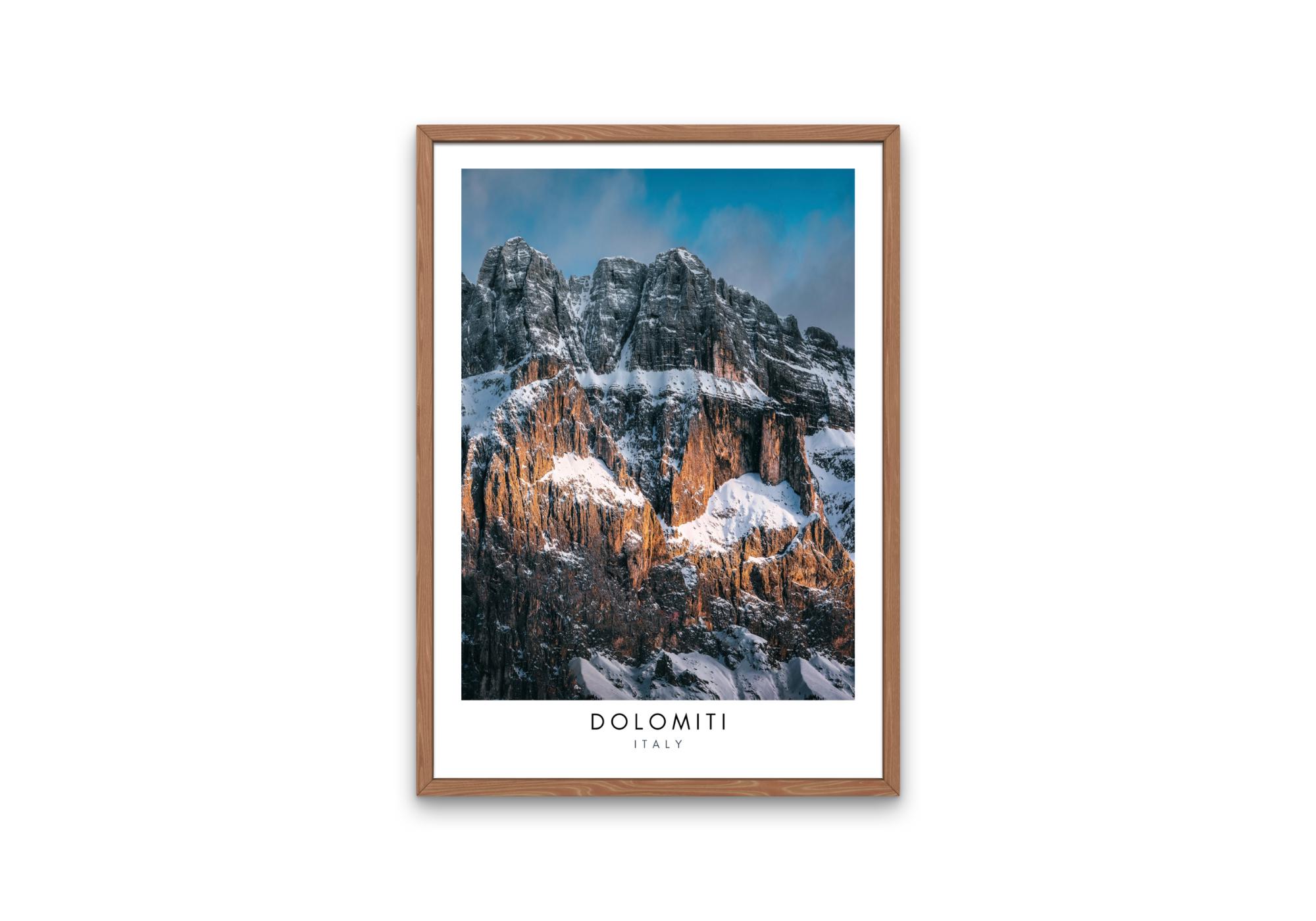 Quadro su Tela Montagne acquerello • Pixers® - Viviamo per il cambiamento