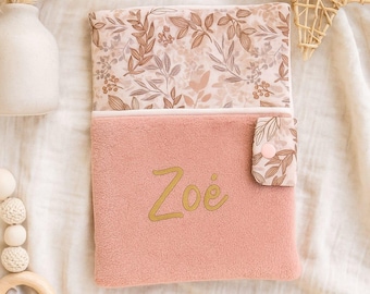 Personalized health record cover – Handmade in France, birth gift idea