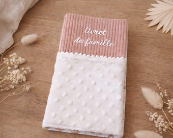 Protective, customizable family record book cover