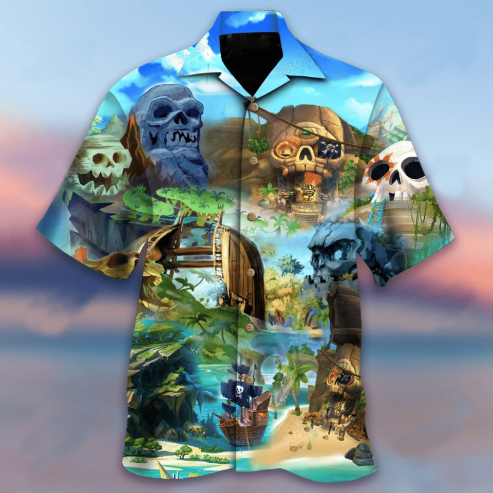 Discover Relax On The Skull Hawaiian Aloha Shirt For Summer