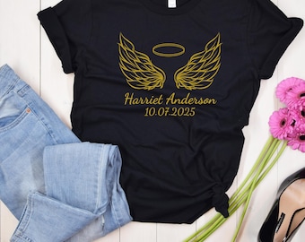 Personalized Memorial T-Shirt, Custom Remembrance Tee