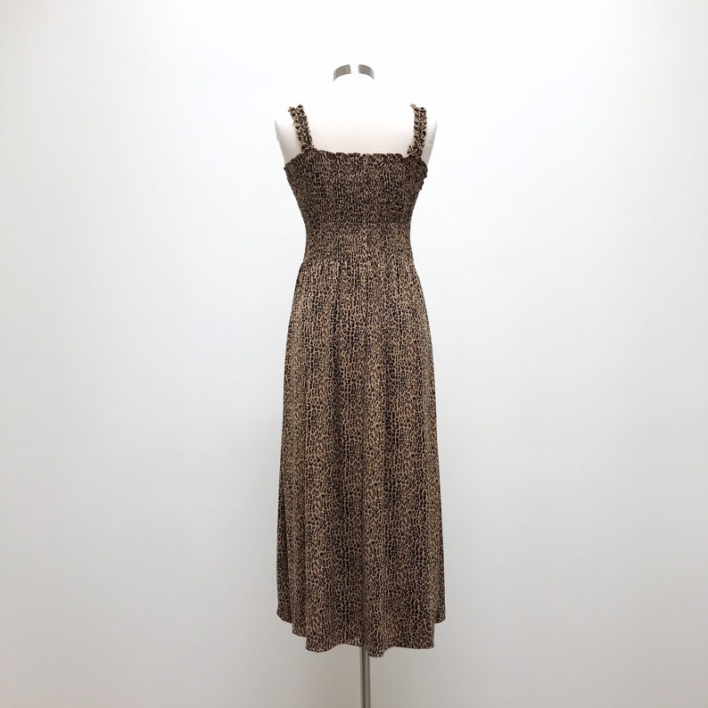 vintage leopard print dress