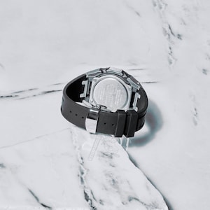 Casio GA-2100 G-Shock Watch – Metal Case & Rubber Strap Mod – Brick Dial bild 3