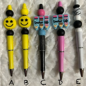 Beaded pens
