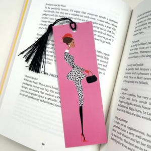 Bookmark for women,Gift for Her,Fashion Gifts,Double sided bookmark,Book Lover,Book Lover Gift,Book worm,Cute Bookmarks,Book Club Gifts